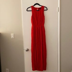 Banana Republic Gathered Pleat Maxi Dress (Size S)